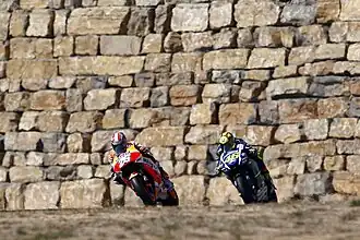 Dani Pedrosa und Valentino Rossi 2015