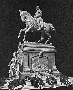 Kaiser-Wilhelm-Denkmal in Danzig mit Borussia und Vistula (1903)
