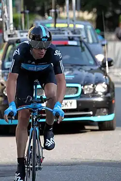 Dario Cioni bei der Tour de Romandie 2011