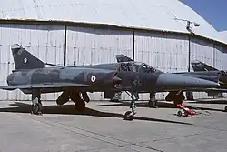 Dassault Mirage 5 der Armée de l'air, von der 50 Exemplare ab 1967 nach Israel geliefert werden sollten