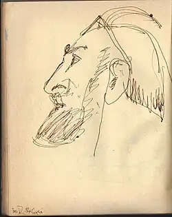 Unikat: 60 Sekunden Portraitzeichnung eines Studenten nach Hypnose[7]