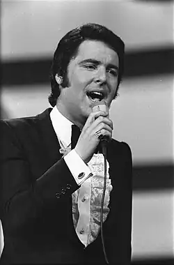 David Alexandre Winter beim Eurovision Song Contest 1970