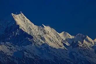 Zweiter Gipfel von rechts