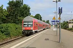Wendezug der S-Bahn in Rostock Parkstraße