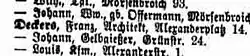 1878: Deckers, Franz, Architekt, Alexanderplatz 14.