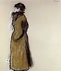 Degas: Frau mit Stadtkostüm, 1879