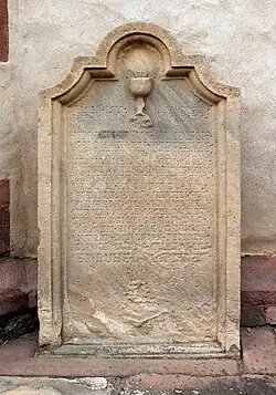 Epitaph für Pater Windisch (1736–1783)