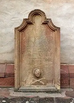 Epitaph für Philip Seelmann (1740–1784)