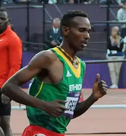 Dejen Gebremeskel, 2011 WM-Dritter über 5000 Meter – Rang sechzehn