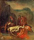 Eugène Delacroix: Grablegung
