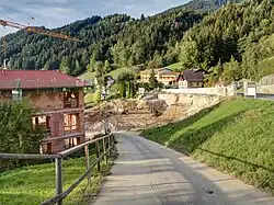 Bau von Zweitwohnsitzen anstelle des Gasthof Brugger