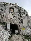 Östlicher Eingang in das obere italienische Stollensystem