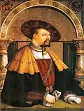 Joseph Weiß von Balingen: Bildnis des Eitelfriedrich III: von Zollern (1494–1525), 1561