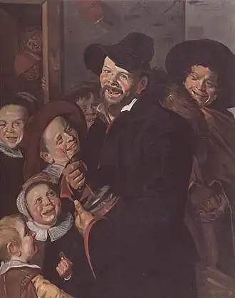 Der Rommelpotspieler mit 6 Kindern (Frans Hals)