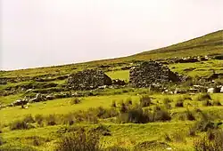 Zwei Häuser des Deserted Village