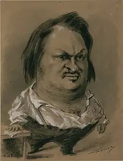 Karikatur von Nadar, 1850