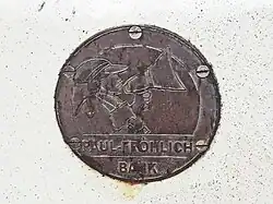 Widmung an der Paul-Fröhlich-Bank (2021)