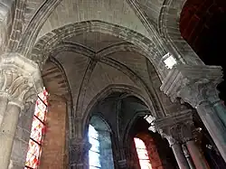 Gewölbe des Chorumgangs