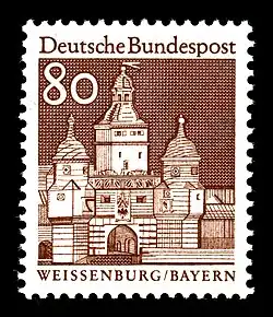 Briefmarke der Deutschen Bundespost (1967)