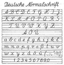 Deutsche Normalschrift, ab 1941