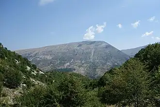 Westseite des Berges