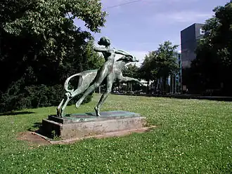 Sachsenring – Diana mit springender Antilope (1916)