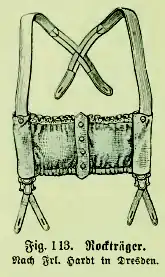 „Rockträger“ nach Christine Hardt, 1899