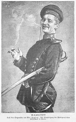 Avancirt! nach einem Gemälde Heydens von 1886[5]