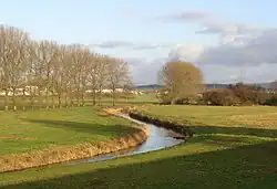 Schwalm im Hochwasser­rückhaltebecken Treysa-Ziegenhain