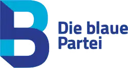 Logo der blauen Partei
