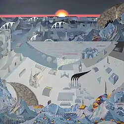 Multiperspektive. Matthias A. K. Zimmermann: Die gefrorene Stadt. 2006.