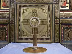 Monstranz Diefflen, Glas-Metall-Arbeit, Art déco