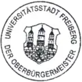 Heutiges Dienstsiegel mit dem Titel „Universitätsstadt“