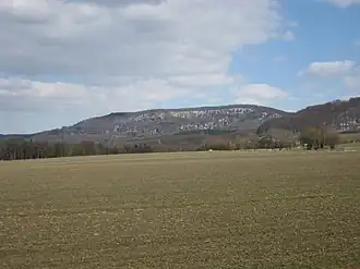 Der Dietzenröder Stein aus Richtung Sickenberg gesehen