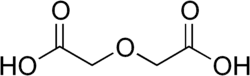 Strukturformel von Diglycolsäure