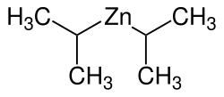 Strukturformel von Diisopropylzink