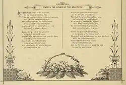 Lyrik mit Zierat. In: Hill's Manual, Chicago, 1882