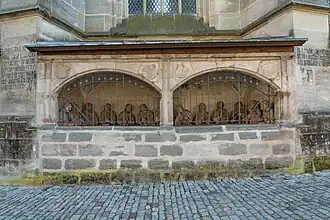 Ältere Außenkapelle mit Abendmahlsszene