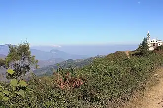 Landschaft bei der Kirche von Letefoho