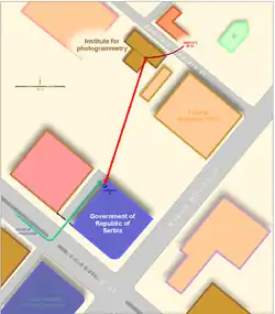 Der Schütze schoss von einem Haus aus, das sich schräg gegenüber des Regierungsgebäudes befand