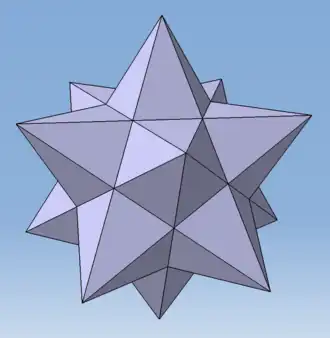 J Dieses konkave Polyeder hat 32 Ecken, 90 Kanten und 60 Flächen und erfüllt mit '"`UNIQ--postMath-0000002E-QINU`"' den Eulerschen Polyedersatz. Allerdings …