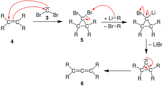 Doering-LaFlamme-Allensynthese Mechanismus 2