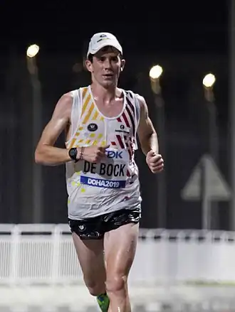 Thomas De Bock bei den Weltmeisterschaften 2019 in Doha