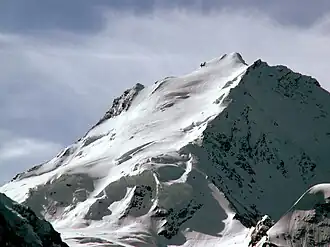 Nordwestflanke des Doms mit dem Hohberggletscher