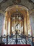 Rokoko-Altar des Heiligen Johannes Nepomuk