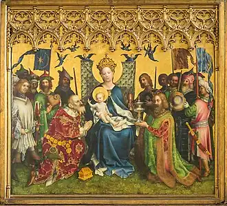 Mitteltafel mit den Heiligen Drei Königen