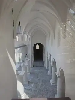 Innenansicht des Mittelschiffs (Modell)