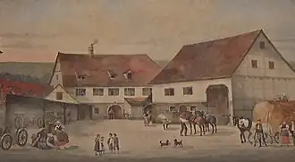 Historisches Bild der Dorfmühle