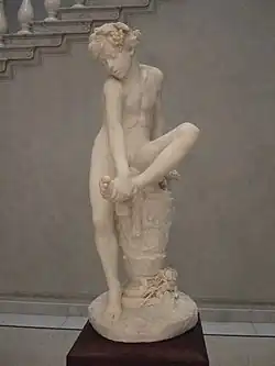 Berlin-Mitte: Dornauszieher (1886, Alte Nationalgalerie)