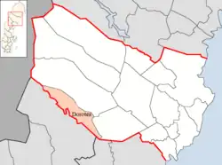 Lage der Gemeinde Dorotea